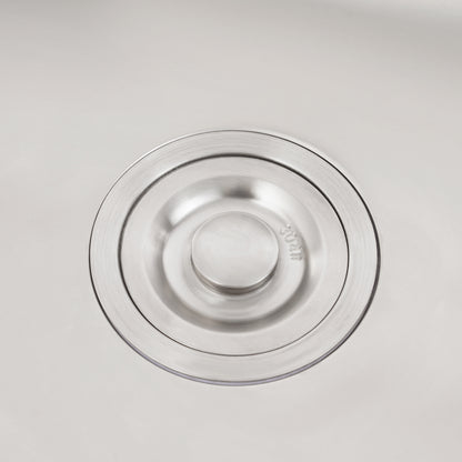 Keukenspoelbak – Spoelbak – Gootsteen – Wasbak – Enkele Spoelbak – Roestvrij Staal – Vrijstaand Met Werkbank – 76x43x78 cm – Gepolijst – No-Rim Design