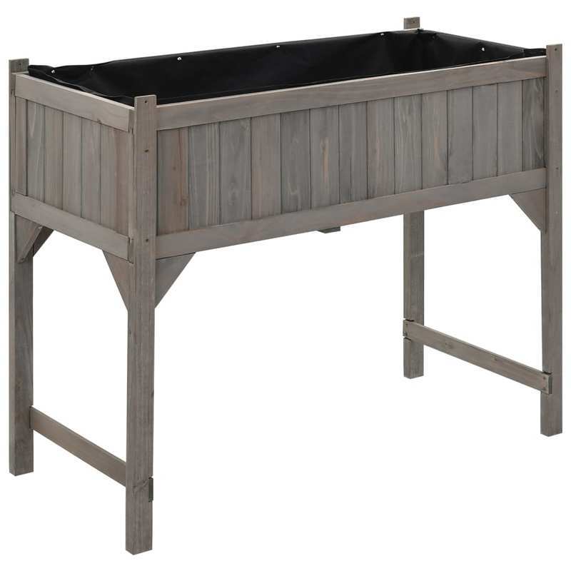 Kweekkas – Tuinkas – Broeikas – Plantenkas – Kweekbak – Verhoogde Plantenbak 110x54x120 cm – Massief Vurenhout – Transparante Kasafdekking Met Opbergplank