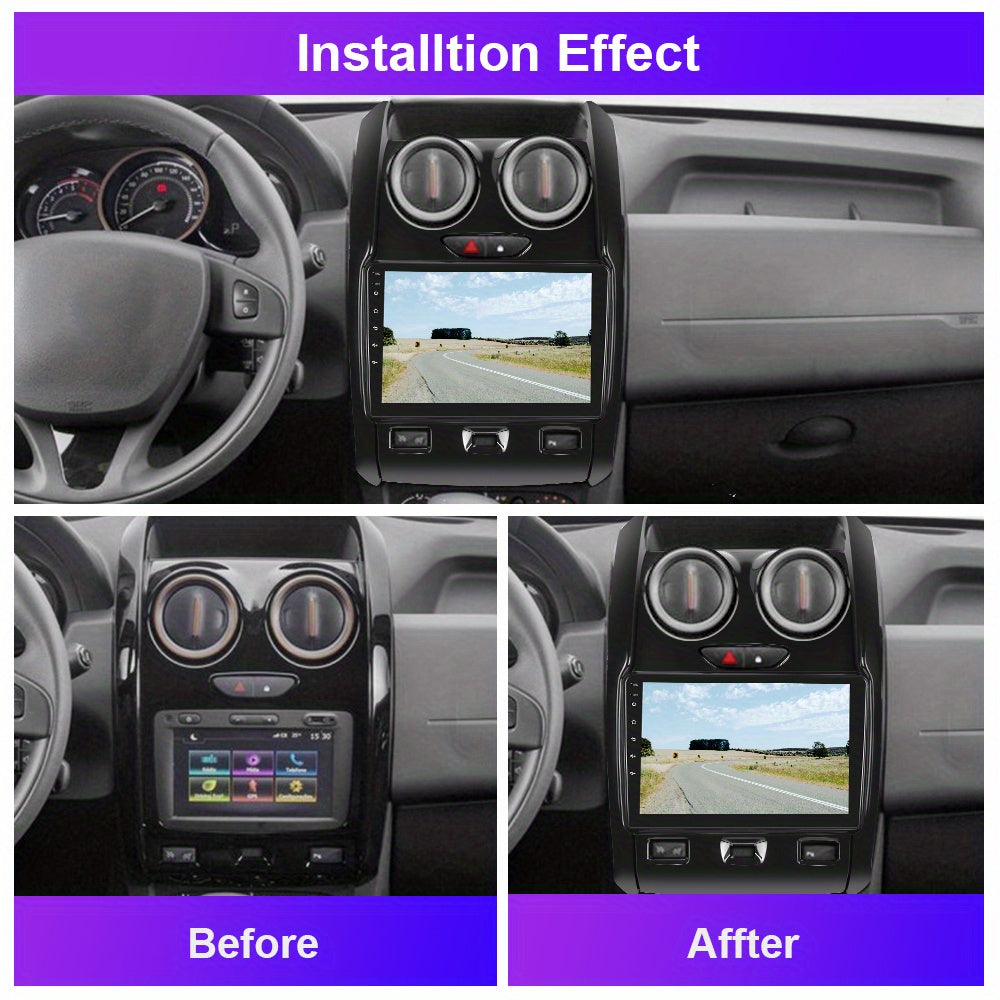 Autoradio – Autoradio Android – Autoradio DAB+ – Autoradio Bluetooth – Auto Multimedia Radio – 9 Inch IPS Touchscreen – Draadloze CarPlay & Android Auto – AHD Achteruitrijcamera & GPS Navigatie
