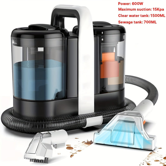 Stofzuiger – Stoffenreiniger – Tapijtreiniger – Sofa Cleaner – Vlekverwijderaar – 450W Vermogen – 1080ml Tank