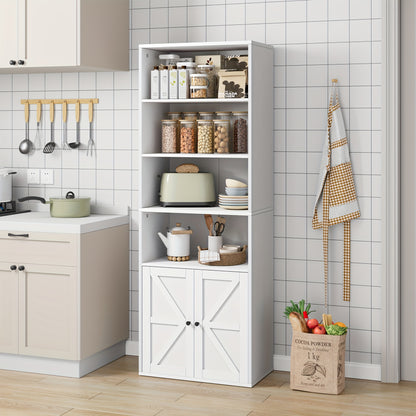 Boekenkast – Boekenrek – Vakkenkast – Opbergkast – Wandkast – Industrieel Hout – 29,97 cm Diep – 181,36 cm Hoog