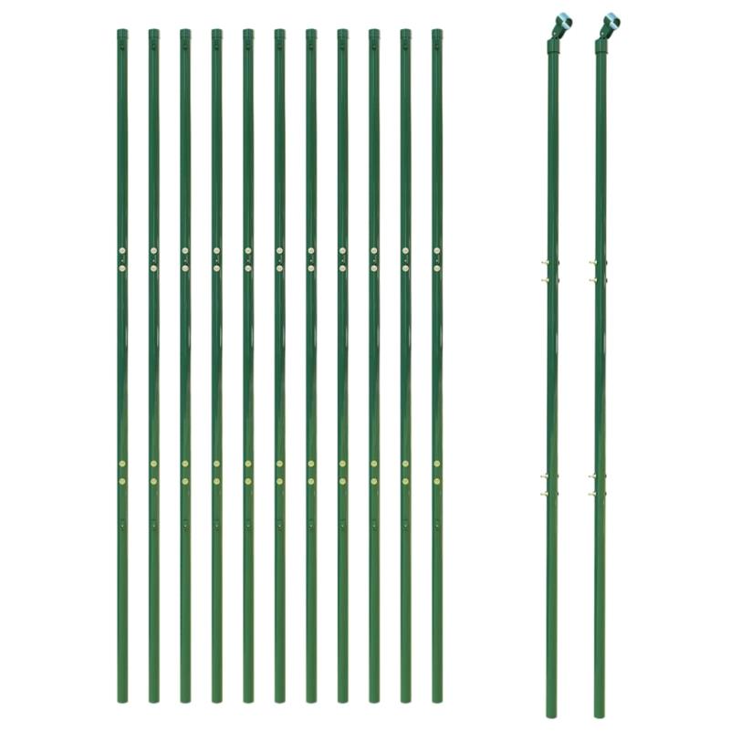 Groene Gaasomheining – Tuinafrastering – Metaalgaas – Terreinomheining – Beveiligingshek – Gegalvaniseerd Staal – 1,6m x 25m – Weerbestendig en Roestvrij