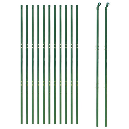 Groene Gaasomheining – Tuinafrastering – Metaalgaas – Terreinomheining – Beveiligingshek – Gegalvaniseerd Staal – 1,6m x 25m – Weerbestendig en Roestvrij