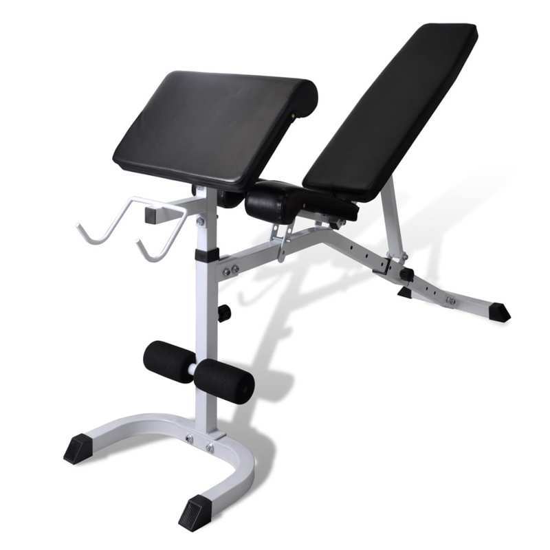 Verstelbaar Fitnessbankje – Krachtbankje – Trainingsbankje – Fitnessbank – Thuis Fitness – 7 Verstelbare Posities – Stalen Frame