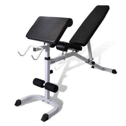Verstelbaar Fitnessbankje – Krachtbankje – Trainingsbankje – Fitnessbank – Thuis Fitness – 7 Verstelbare Posities – Stalen Frame