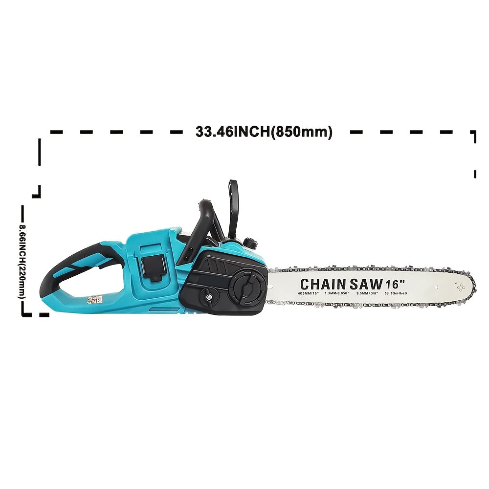 Kettingzaag – Snoeizaag – Takkenzaag – Boomzaag – Handkettingzaag – Draadloos – 3500W Brushless Motor – 16 Inch Zaagblad Met Kettingrem