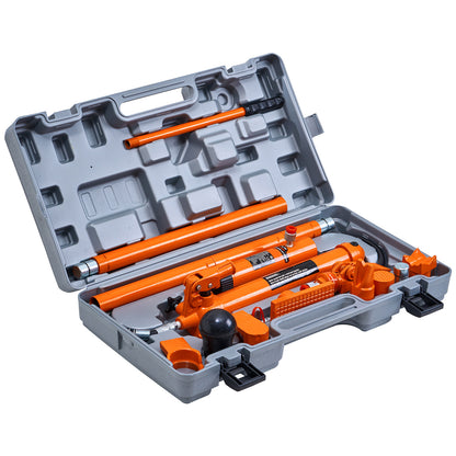 Hydraulische Krik – Hydraulische Hefset – Lift Ram – Porta Power – Werkplaats Krik – 10 Ton Capaciteit – Extra Lange Hendel & 1,4m Olieslang