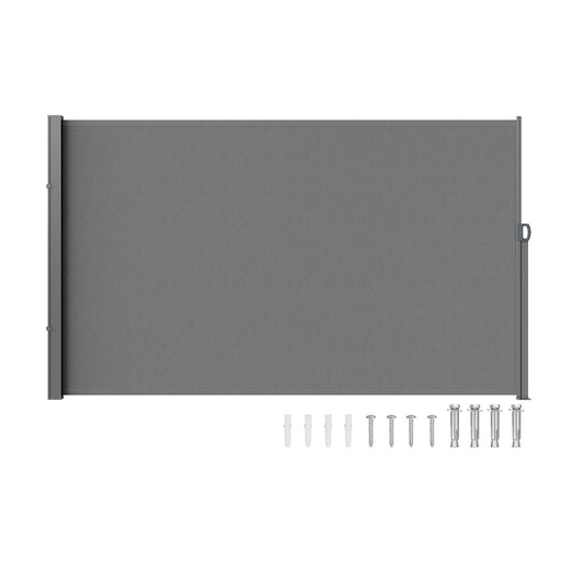 Uittrekbaar Zijscherm – Privacy Scherm – Windscherm – Ruimteverdeler – Balkon Scherm – Waterdicht Polyester 180g – UV Bescherming 30+