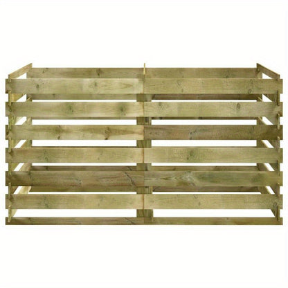 Houten Tuinbox – Tuinkist – Opslagkist – Buitenbox – Opbergbak – Geïmpregneerd Grenen Hout – 180x90x90 cm – Gemakkelijk Onderhoud