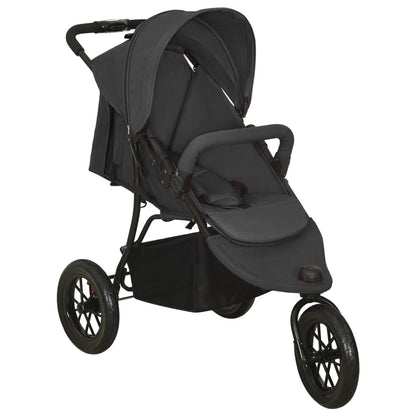Buggy – Kinderwagen – Wandelwagen – Plooibuggy – Reisbuggy – Lichtgewicht en Compact – One-Hand Fold Mechanisme – Verstelbare Rugleuning – Antraciet