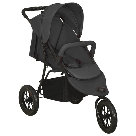 Buggy – Kinderwagen – Wandelwagen – Plooibuggy – Reisbuggy – Lichtgewicht en Compact – One-Hand Fold Mechanisme – Verstelbare Rugleuning – Antraciet