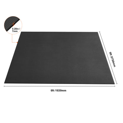 Yogamat – Fitnessmat – Sportmat – Pilatesmat – Trainingsmat – Extra Groot 274x183 cm – Anti Slip PVC 7 mm Dik