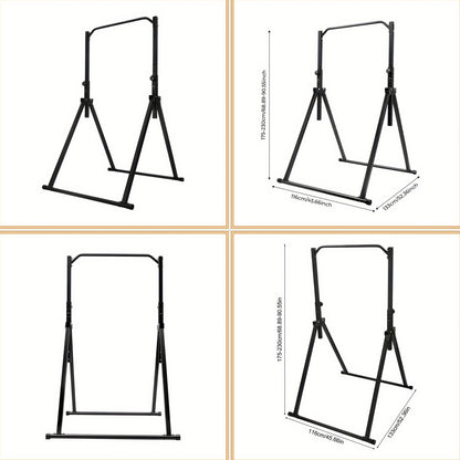 Optrekstang – Pull Up Bar – Wandmontage Stang – Deurkozijn Bar – Fitness Stang – Carbonstaal – Verstelbaar 175-230 cm – 200 kg Draagkracht