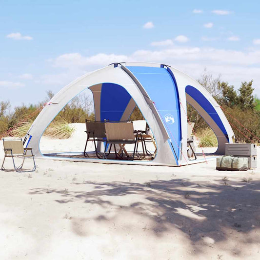 Feesttent – Partytent – Tuinpaviljoen – Vouwtent – Easy-Up – Azuurblauw – Waterdicht – Lichtgewicht Glasfiber Frame