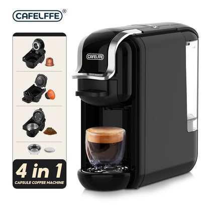 Koffiemachine – Espressomachine – Capsulemachine – Koffiecupmachine – Volautomatisch – 19 Bar Druk – Warm & Cold Brew – 0,6L Afneembaar Waterreservoir
