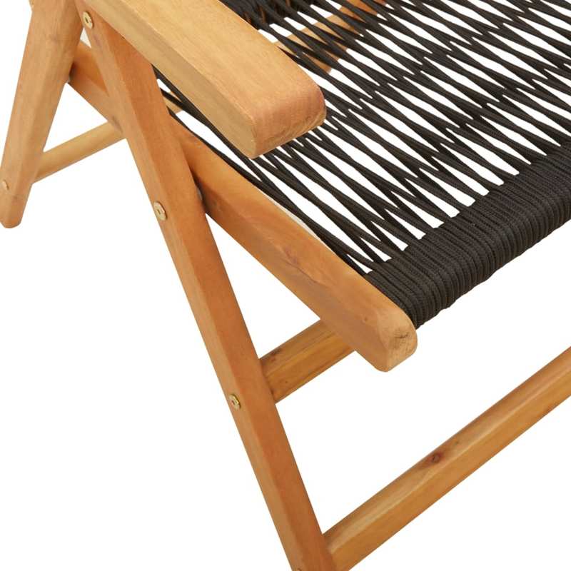 Inklapbare Tuinstoelen – Klapstoelen – Buitenstoelen – Campingstoelen – Visstoelen – Massief Acaciahout – Stevig Polypropyleen