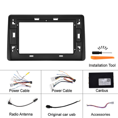 Android Autóradio – Car Multimedia Systeem – Navigatiesysteem – Autostereo – Touchscreen Radio – 10 Inch HD Scherm – Draadloos CarPlay & Android Auto – AHD Achteruitrijcamera & Ingebouwde Microfoon