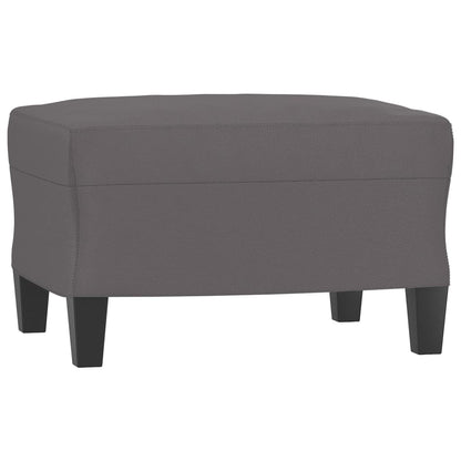 3-zitsbank – 3-zitsbank met voetenbankje – Driezitsbank – Sofa 3-zits – Bankstel – Kunstleer – Met metalen frame – Comfortabele zachte vulling