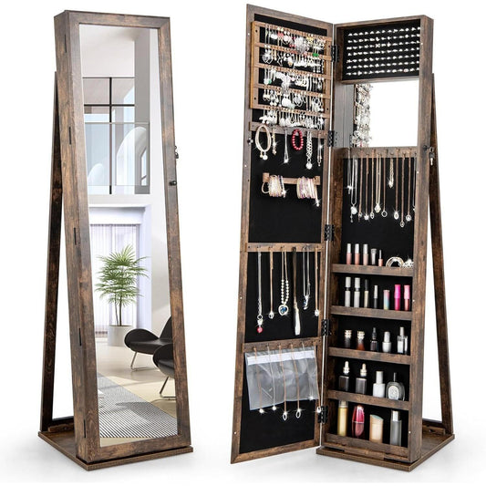 Vintage Wijnkast – Wijnrek Kabinet – Barmeubel – Bruine Houten Kast – Dressoir – Uitneembaar Wijnrek – Geïntegreerde Glazenhouders – Compact Formaat 59,5x33,5x93,5 cm