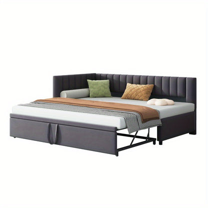 Slaapbank – Bedbank – Logeerbed – Sofa – Bedbank – Ruimtebesparend Design – Luxe Velvet 180x200 cm