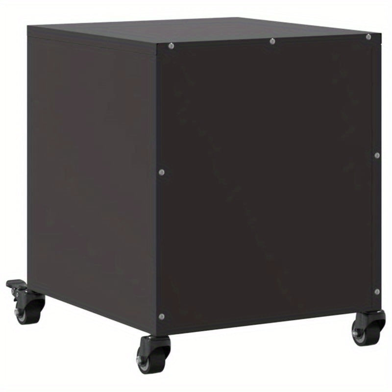 Bedside Tables 2pcs 36X39X43.5 Cm Steel Black