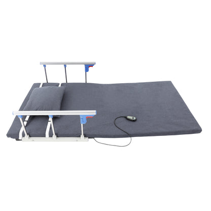 Power Lift Bed Backrest with Heavy-Duty Frame & Folding Armrests - Adjustable Bed Cots Suitable for,, Post-Surgery Care - / Use