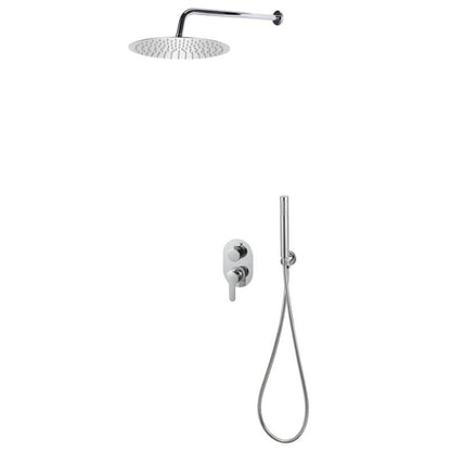 Doucheset – Douchesysteem – Regendouche – Douchekop – Handdouche – RVS 201 Roestvrij Staal – Hoofddouche 30x30 cm