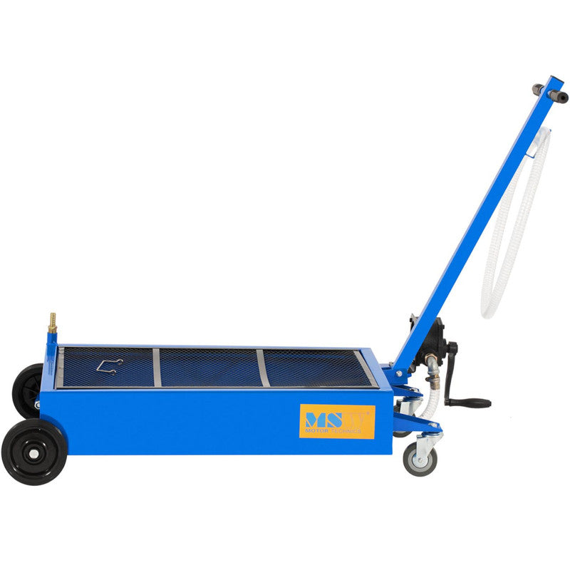 Floor Trolley for Oil Change with Manual Pump 20L/Min 55 L