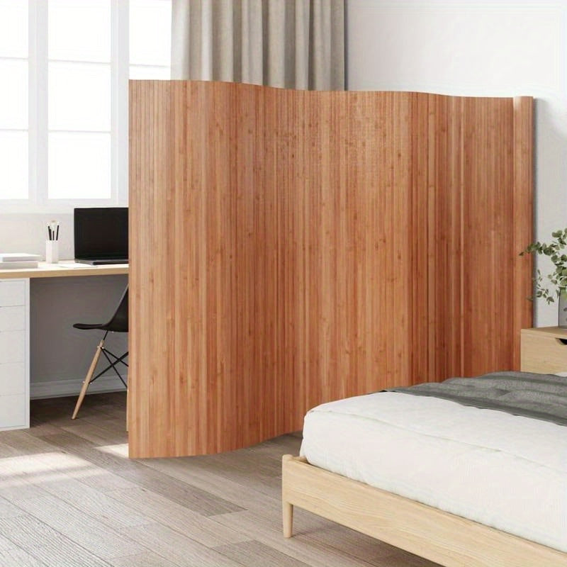 Roomdivider Bamboe – Kamerscherm – Scheidingswand – Vouwdeur – Ruimteverdeler – Natuurlijk Materiaal – 165x600 cm – Modern Minimalistisch