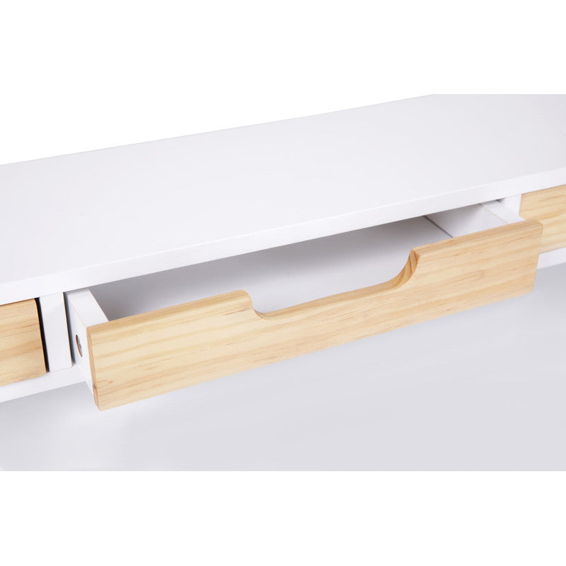 Bureau – Schrijftafel – Werkplek – Computertafel – Bureau met Lade – Modern Minimalistisch Design – Ruim Werkblad 110x60 cm