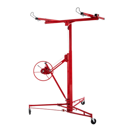 Gipsplaatheftruck – Gypsum Board Lifter – Plaat Tilwagen – Platen Klem – Gipsplaat Tilapparaat – Verstelbare Werkhoogte 140-350 cm – Kantelbaar Tot 60 Graden