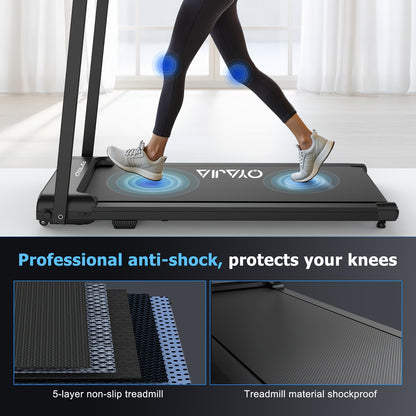 Inklapbare Loopband – Hardloopband – Fitnessband – Wandelband – Home Gym – 2.0 PK Motor – 12 Snelheden & LED Display