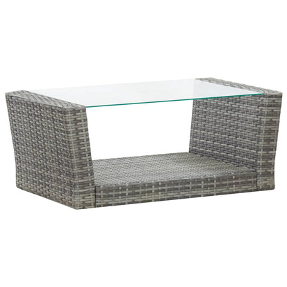 Loungeset – Tuinset – Loungemeubel – Zitgroep – Tuinmeubelset – Polyrotan – Weerbestendig – Inclusief Kussens