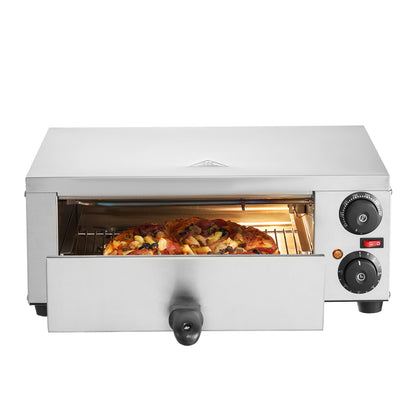 Pizzaoven – Elektrische Oven – Pizzamaker – Tafeloven – Gourmetoven – 12 Inch – 1500W Vermogen – Instelbare Temperatuur en Timer