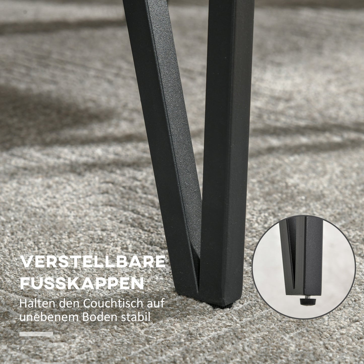 Salontafel – Koffietafel – Bijzettafel – Woonkamertafel – Industrieel Tafeltje – Zwart-Bruin – 105x60x42 cm – Robuust Industrieel Design