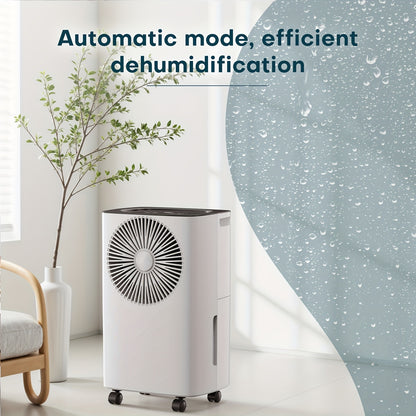 Luchtontvochtiger – Vochtverwijderaar – Vochtvreter – Ontvochtiger – Air Dehumidifier – 12L Per Dag Capaciteit – Metalen Behuizing Met Continue Afvoer