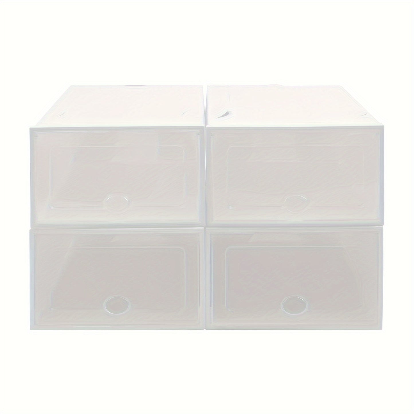 Schoenendozen – Opbergdozen – Schoenverpakking – Stapelboxen – Organizer – 20 Stuks Wit – Waterdicht ABS Plastic – Stapelbaar Met Flip Top Deksel