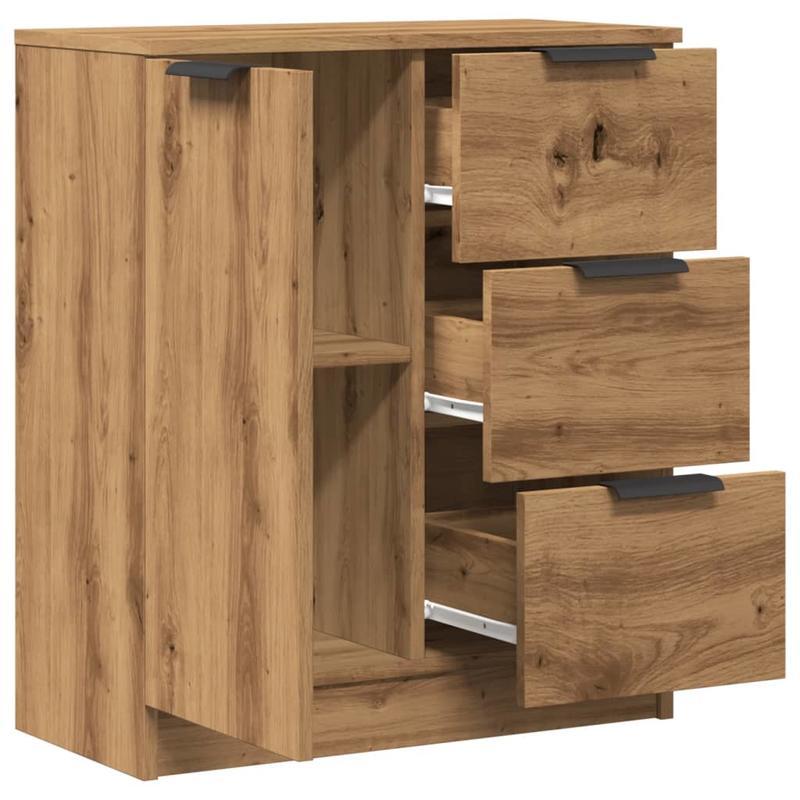 Sideboard 60x30x70cm edited hout artisan eikenkleurig