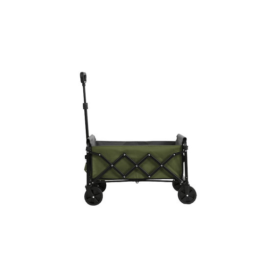 Bolderkar – Steekwagen – Opvouwbare Kar – Transportkar – Tuinkar – Lichtgewicht & Opvouwbaar – Robuust Stalen Frame Army Groen