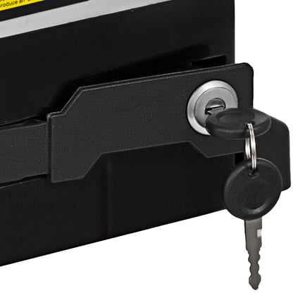 Poortenautomaat – Schuifpoortaandrijving – Automatische Poortopener – Elektrische Poortmotor – Poortbesturing – Geschikt Voor 600 kg Poorten – Inclusief 2 Afstandsbedieningen En 4m Tandheugel