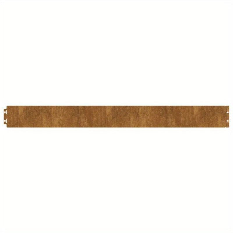 Grasranden – Gazonranden – Tuinranden – Borderafscheiding – Grasrandzetten – Flexibel Cortenstaal – 50 Stuks 10x103 cm