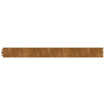 Grasranden – Gazonranden – Tuinranden – Borderafscheiding – Grasrandzetten – Flexibel Cortenstaal – 50 Stuks 10x103 cm