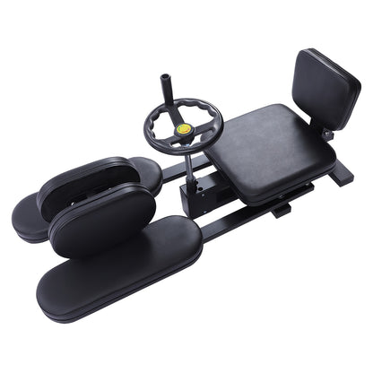Leg Stretcher – Benenstretcher – Stretchapparaat – Flexibiliteitstrainer – Spierherstelapparaat – Zwart – Stalen Frame 99,79 KG – Ergonomische Kussens