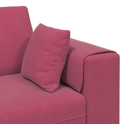 Velvet Bank – Fluwelen Sofa – Zitbank – Loungebank – Slaapbank – Zacht Fluweel – Stevig Houten Frame – Turquoise Zonder Ottoman