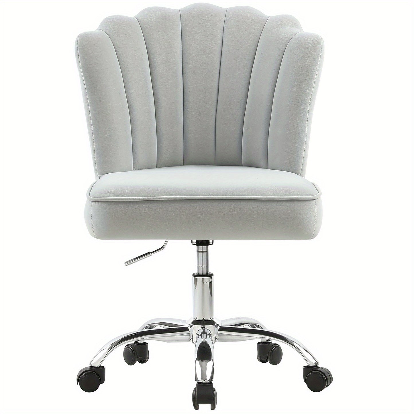 Velvet Bureaustoel – Draaistoel – Bureaustoel Met Wielen – Verstelbare Stoel – Ergonomische Stoel – Hoogwaardige Houten Basis – Comfortabele Zitting In Roze