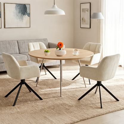 Dining chair, elegant and beautiful modern dining chair, Dutch velvet padded kitchen chair, suitable for kitchen, living room, bedroom dining chair, 3 colors are available