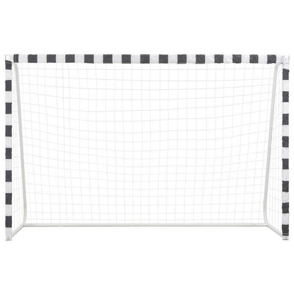Voetbaldoel – Soccer Goal – Football Net – voetbalgoal – voetbaldoeltje – Metaal – 300x200x90 cm – Weerbestendig – Inclusief Bevestigingshaken