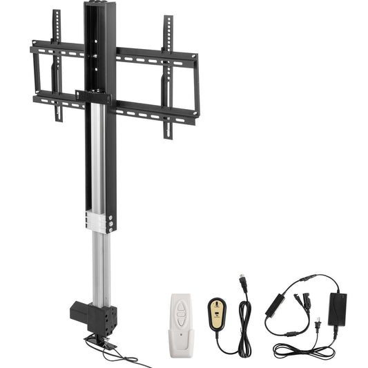 TV Lift – Elektrische TV Beugel – Motorlift – Verstelbare TV Houder – Motorische TV Lift – Aluminium Constructie – Hoogte Verstelbaar 70 cm