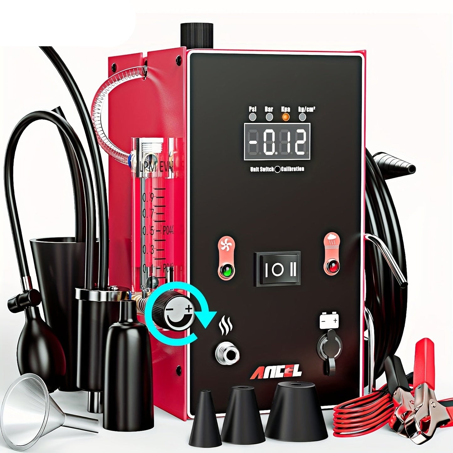 Automotive Rooktester – Rookgenerator – Lekdetectieapparaat – Vacuümtester – Systeemchecker – 12V Auto – Oververhittingsbeveiliging – Compact Ontwerp