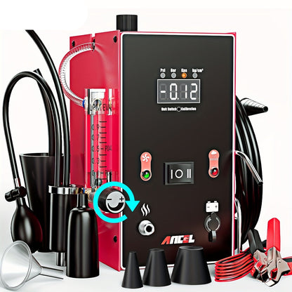 Automotive Rooktester – Rookgenerator – Lekdetectieapparaat – Vacuümtester – Systeemchecker – 12V Auto – Oververhittingsbeveiliging – Compact Ontwerp